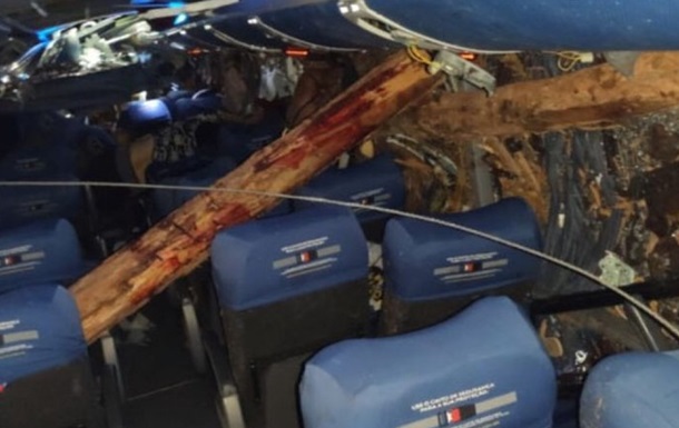 В Аргентине при ДТП автобус  прошило  бревнами, 12 погибших