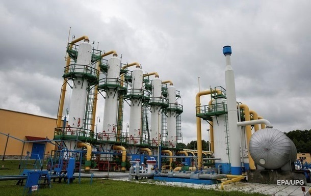 Украина остановила закачку газа в хранилища