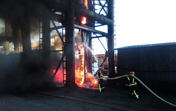 На Авдеевском коксохимическом заводе произошел пожар