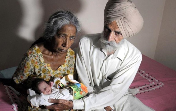 В Індії 70-річна жінка народила дитину