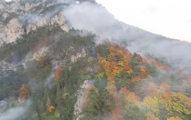 В австрийских Альпах бушует масштабный лесной пожар 
