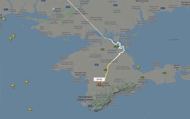 Вопреки санкциям: в Крым через Украину прилетел самолет из Нидерландов