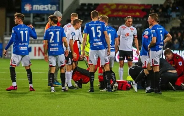 В Норвегии у футболиста остановилось сердце во время матча