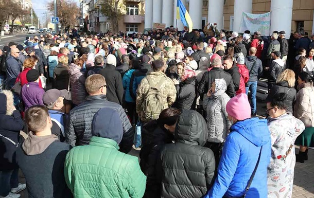 У Вінниці була організована акція протесту за права людини