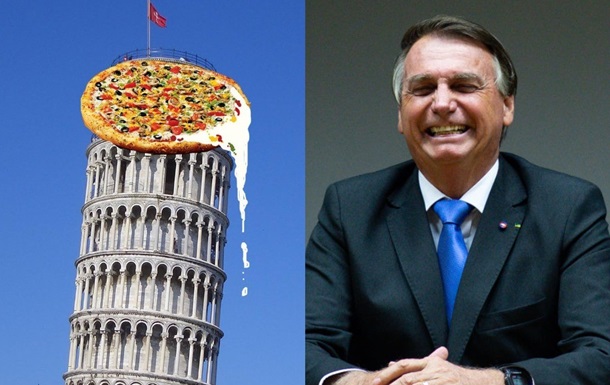 Президента Бразилии высмеяли за  башню пиццы 