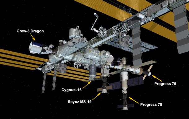 Астронавты NASA прибыли на МКС