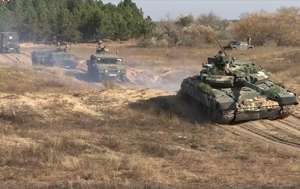 Ukraine held exercises with shooting near Crimea