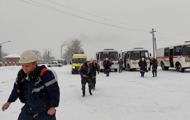 Аварія на шахті в Росії: кількість жертв подвоїлася