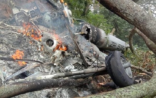 Розбився вертоліт із начальником штабу оборони ЗС Індії