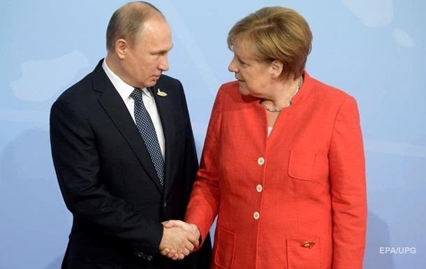 Меркель побажала Путіну удачі із Шольцем