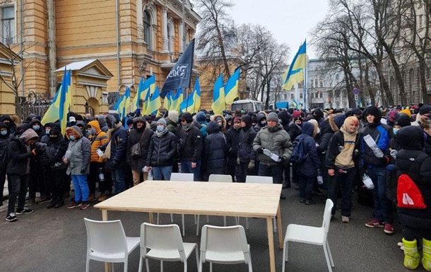 У Києві мітингують проти МВФ