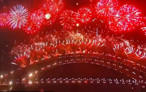Австралія зустріла Новий рік грандіозним шоу