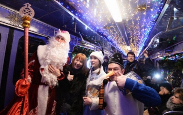 It became known how many people celebrated the New Year in the Kiev metro