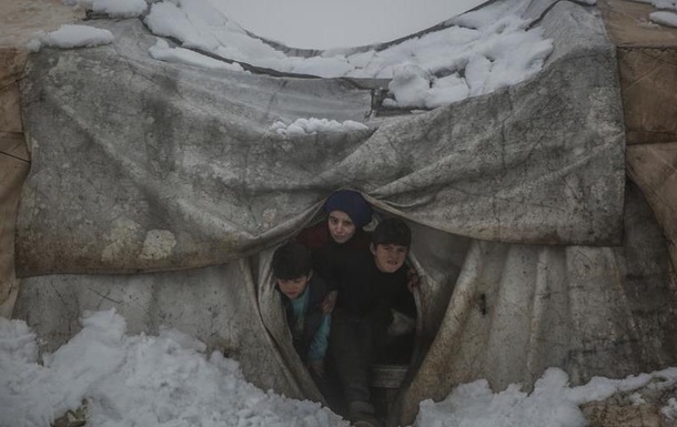 Сирія: через снігопади погіршилась гуманітарна ситуація 