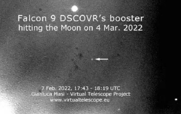 Астроном показав ракету Ілона Маска, що летить до Місяця