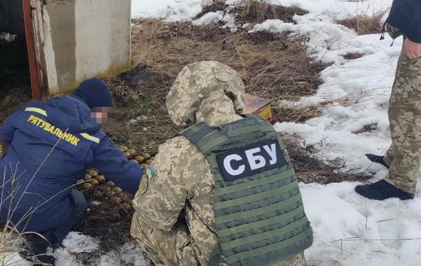 На Луганщині СБУ знайшла арсенал диверсантів
