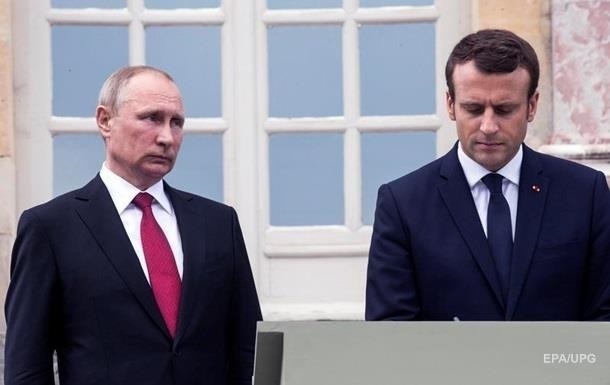 Макрон і Путін домовилися про зустріч щодо Донбасу
