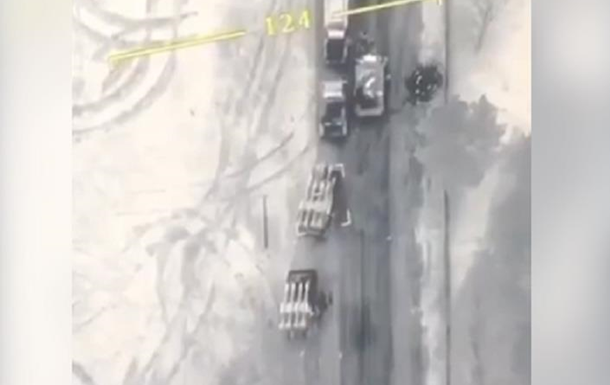 З явилося чергове відео знищення військової техніки РФ Байрактаром