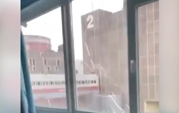Энергоатом показал видео последствий штурма Запорожской АЭС военными РФ