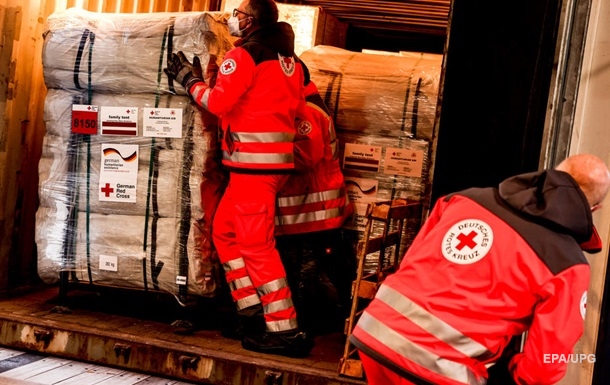 Красный Крест дал Украине мешки для оккупантов