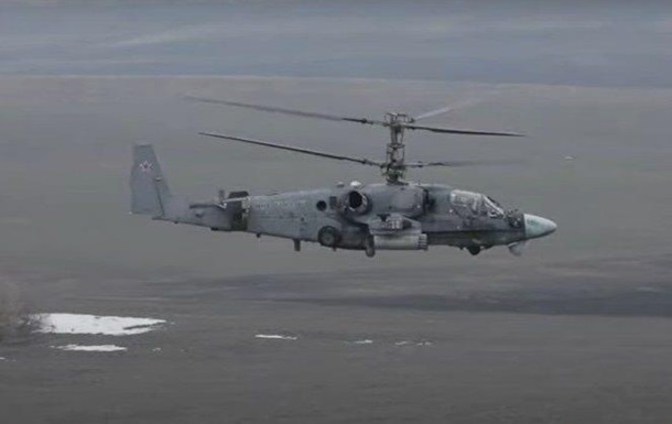 Под Киевом подбили российский вертолет Ка-52