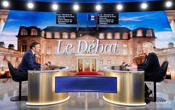 Вибори у Франції: Макрон і Ле Пен провели дебати перед другим туром