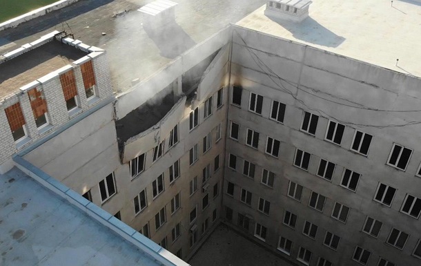 В Харькове обстреляли больницу и жилые дома