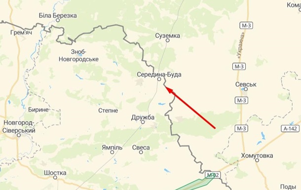 Війська РФ намагаються прорвати кордон на Сумщині