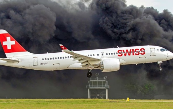 Аеропорт Женеви призупинив роботу через пожежу