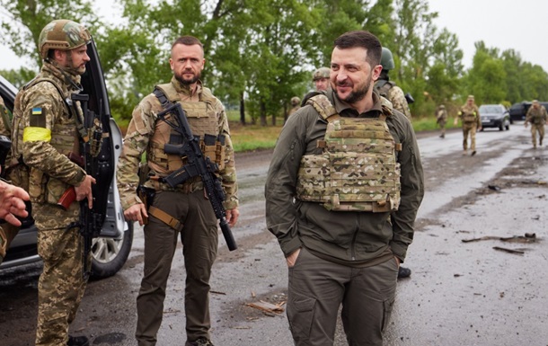 Zelensky visited advanced positions in Zaporozhye region
