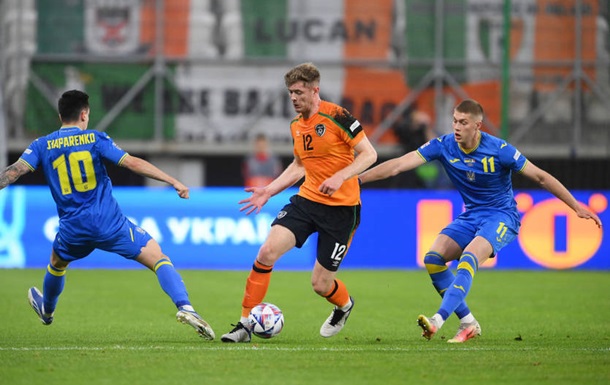 Украина не смогла обыграть Ирландию в домашнем матче Лиги наций