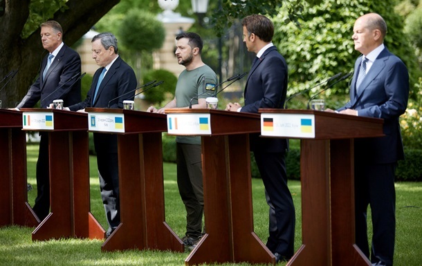 Зеленский оценил визит европейских лидеров