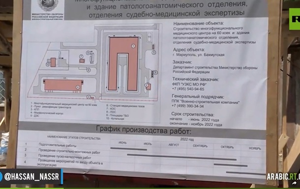 Invaders in Mariupol are building a hospital with a huge morgue - mayor's office
