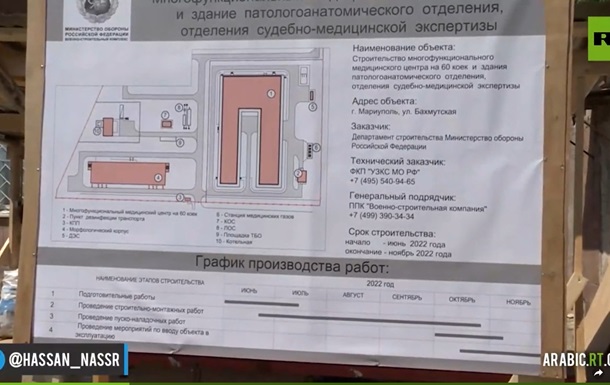 Оккупанты в Мариуполе строят больницу с огромным моргом - мэрия