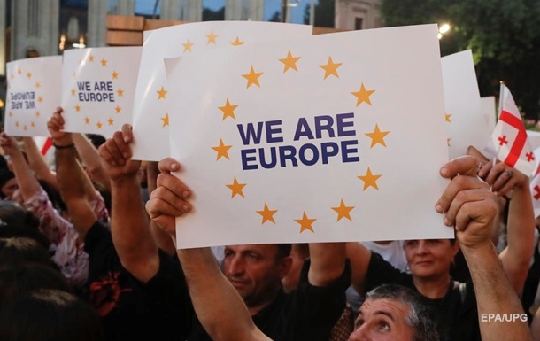 В Тбилиси прошла акция за евроинтеграцию