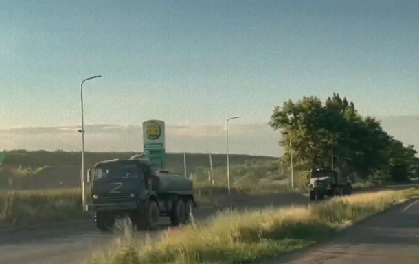 Военная техника РФ движется к Запорожской области