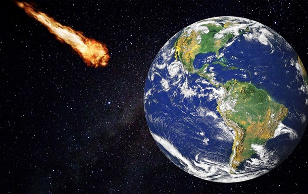 A potentially dangerous asteroid is flying over Earth