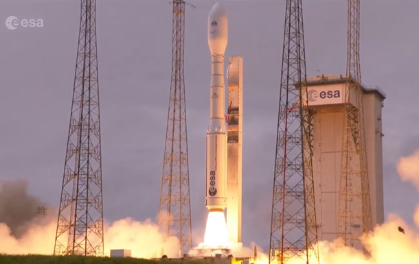 A new European rocket was launched from the Kourou spaceport