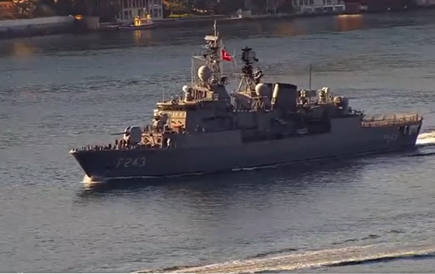 В Черное море вышли турецкие военные корабли