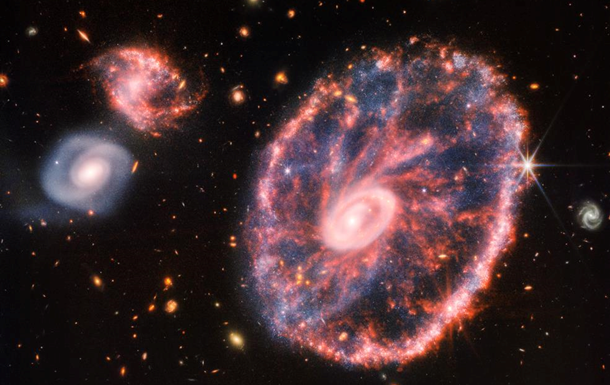 Rare galaxy captured by the James Webb telescope