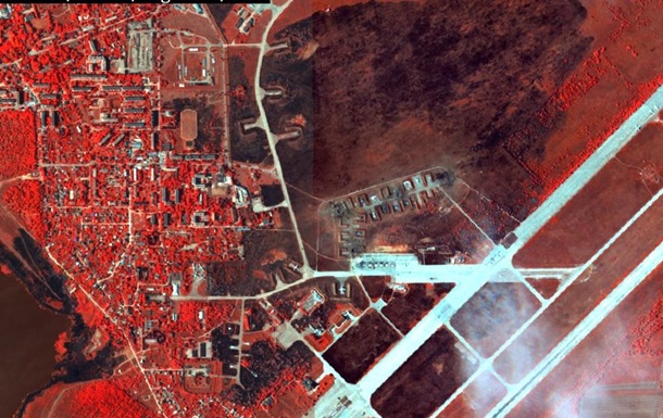 Появились инфракрасные снимки аэродрома в Крыму 