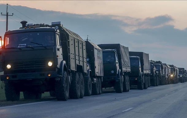 У Криму зафіксували колону військової техніки РФ