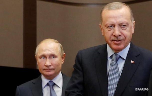 Ердоган та Путін обговорили ситуацію в Україні