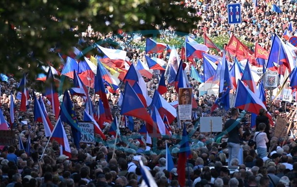 У Чехії відбувся масштабний проросійський мітинг