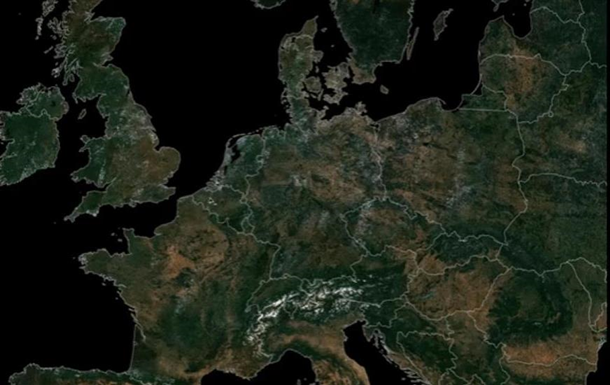 Scientists have shown the worst drought in Europe