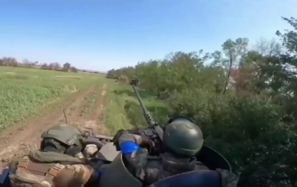 Появилось видео контрнаступления ВСУ на Херсонщине