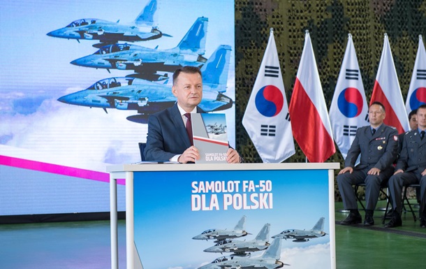 Польща підписала контракт про постачання 48 літаків FA-50