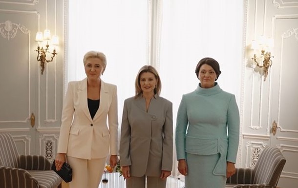  Зеленская в США встретилась с первыми леди Польши и Литвы