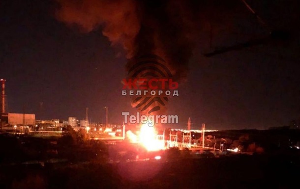 В российском Белгороде горит ТЭЦ