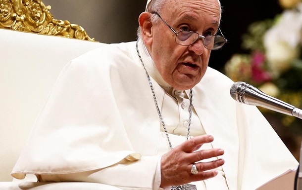 Папа Римський закликав до реформи ООН на тлі війни в Україні